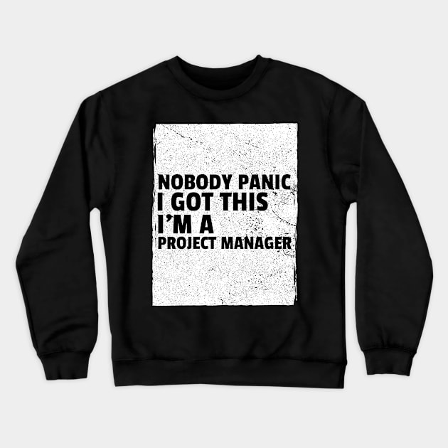 Awesome Project Manager Crewneck Sweatshirt by ForEngineer